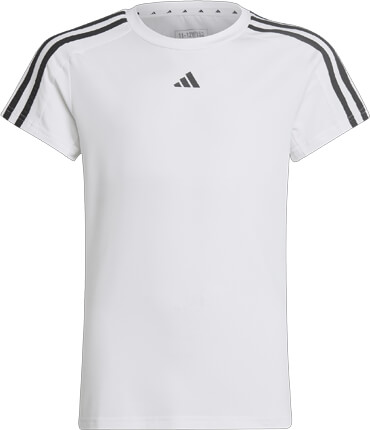AdidasTrain Essentials AEROREADY 3-Stripes Training Tee - weiß