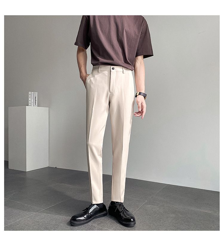 Deepwood - Rechte, effen pantalon