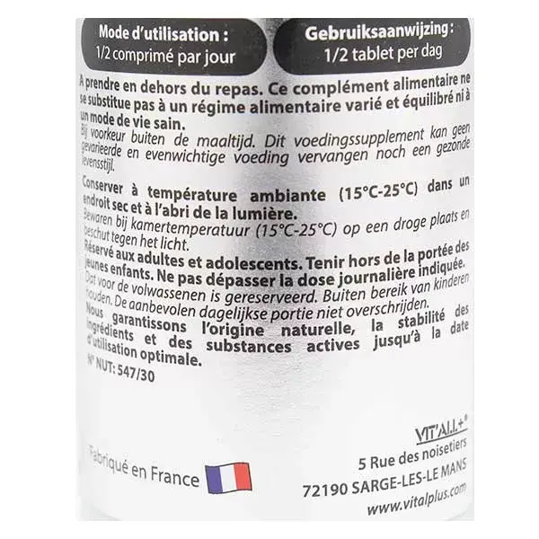 Vit'all+ Bisglicinato de Zinco de Alta Absorção - 100 comprimidos sulcados