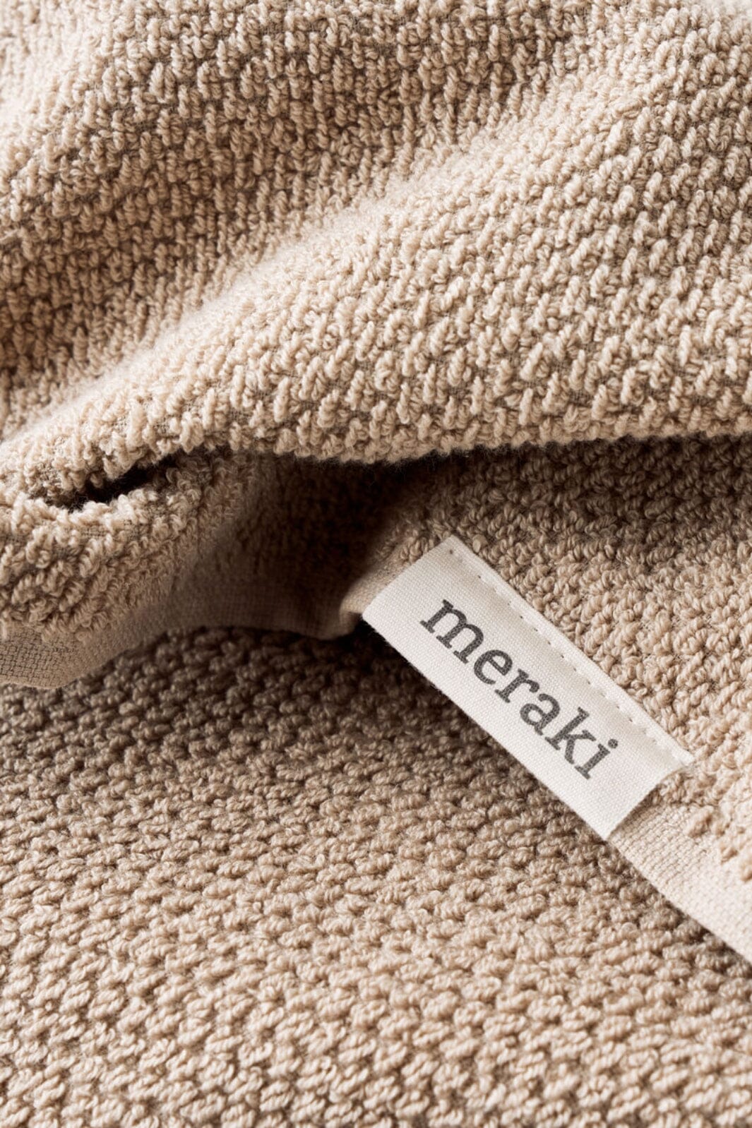 Meraki Håndklæde, Solid, 70 x 140, Safari