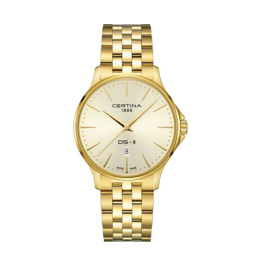 Certina DS-8 Gent C045.410.33.361.00 Herreur, Gold, 40 mm