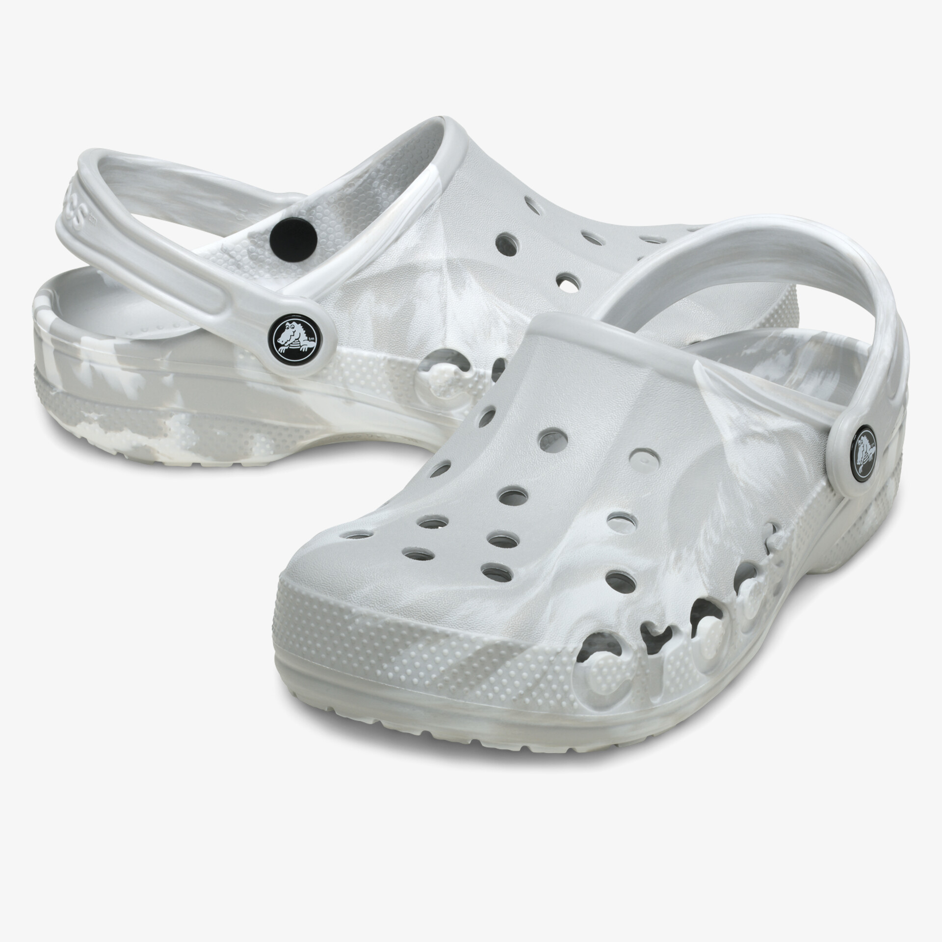 Crocs Damen Clogs - BAYA MARBLED Weiß | Jetzt auf reno.de kaufen