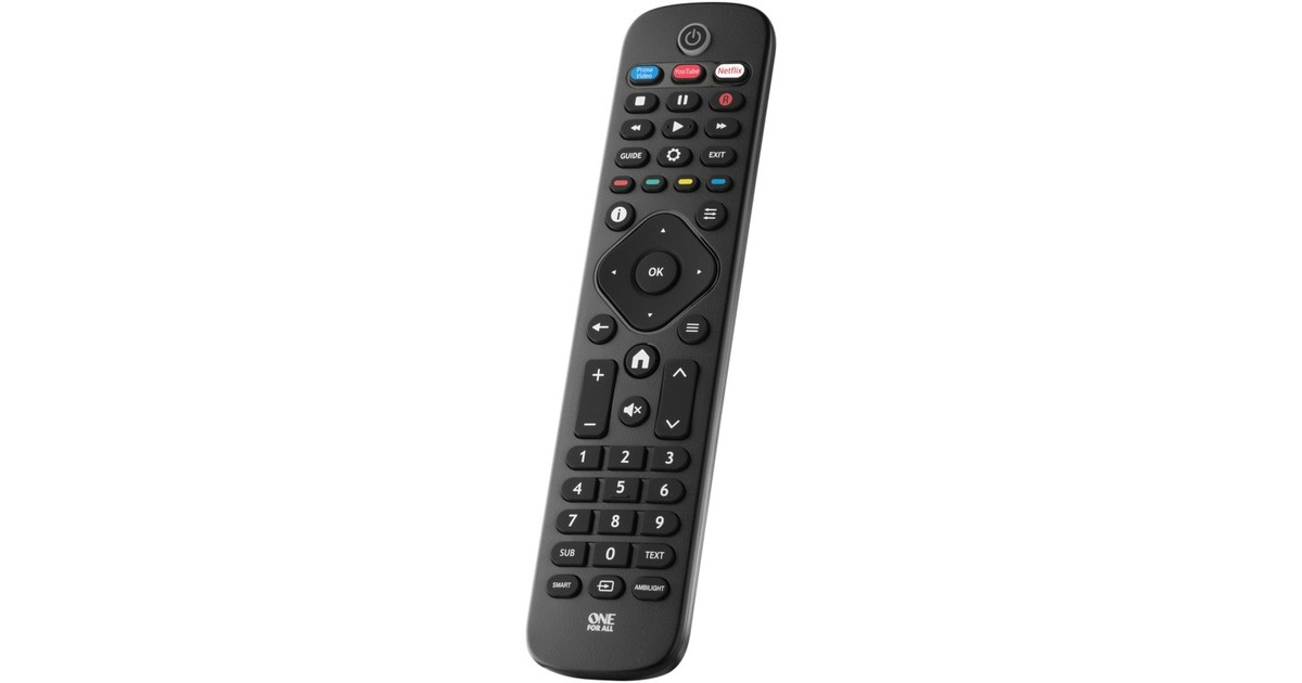 One for allURC4913 Philips TV afstandsbediening  (Zwart)