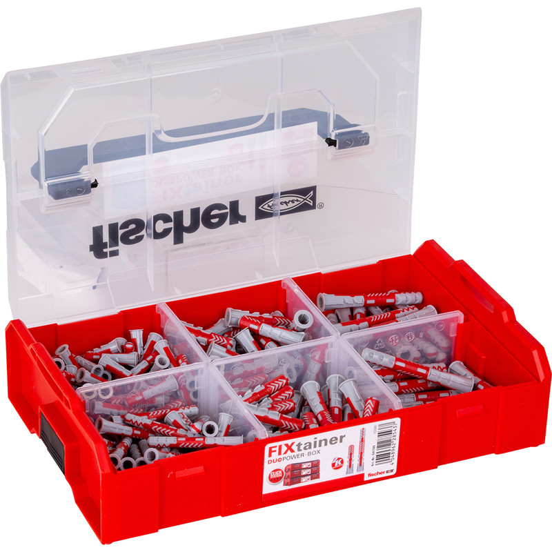 Fischer FixTainer Duopower pluggen 210-delig