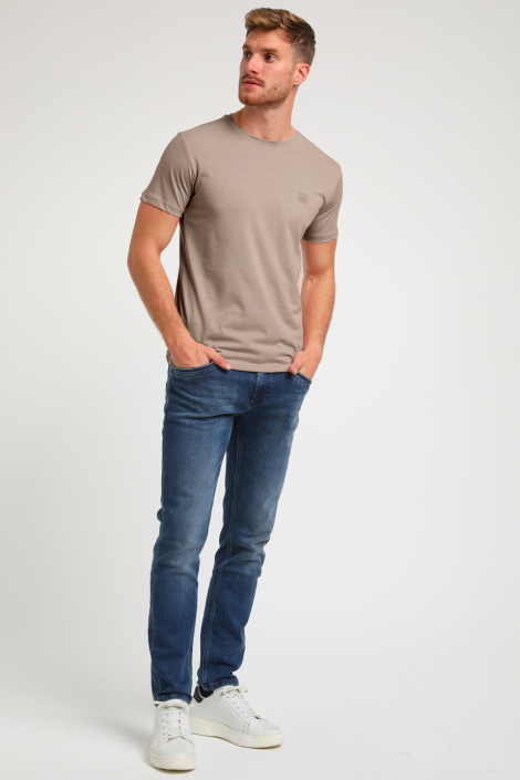 Gabbiano taupe heren t-shirt