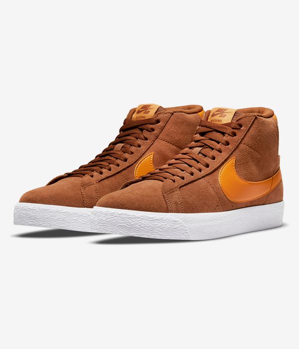 Nike SB Zoom Blazer Mid Schuh (pecan light curry)