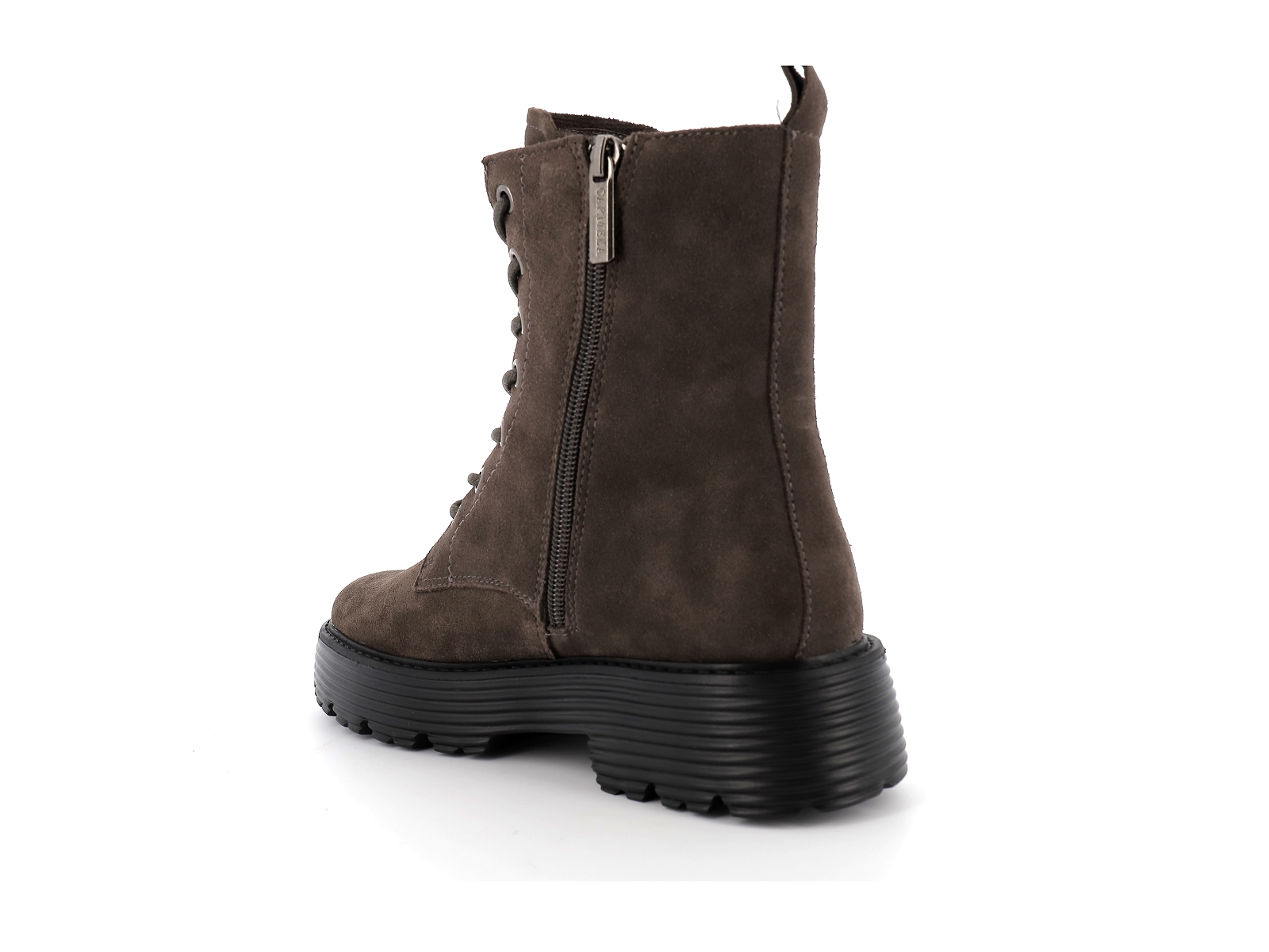 Carmela-68005 Nubuck Gris Foncé