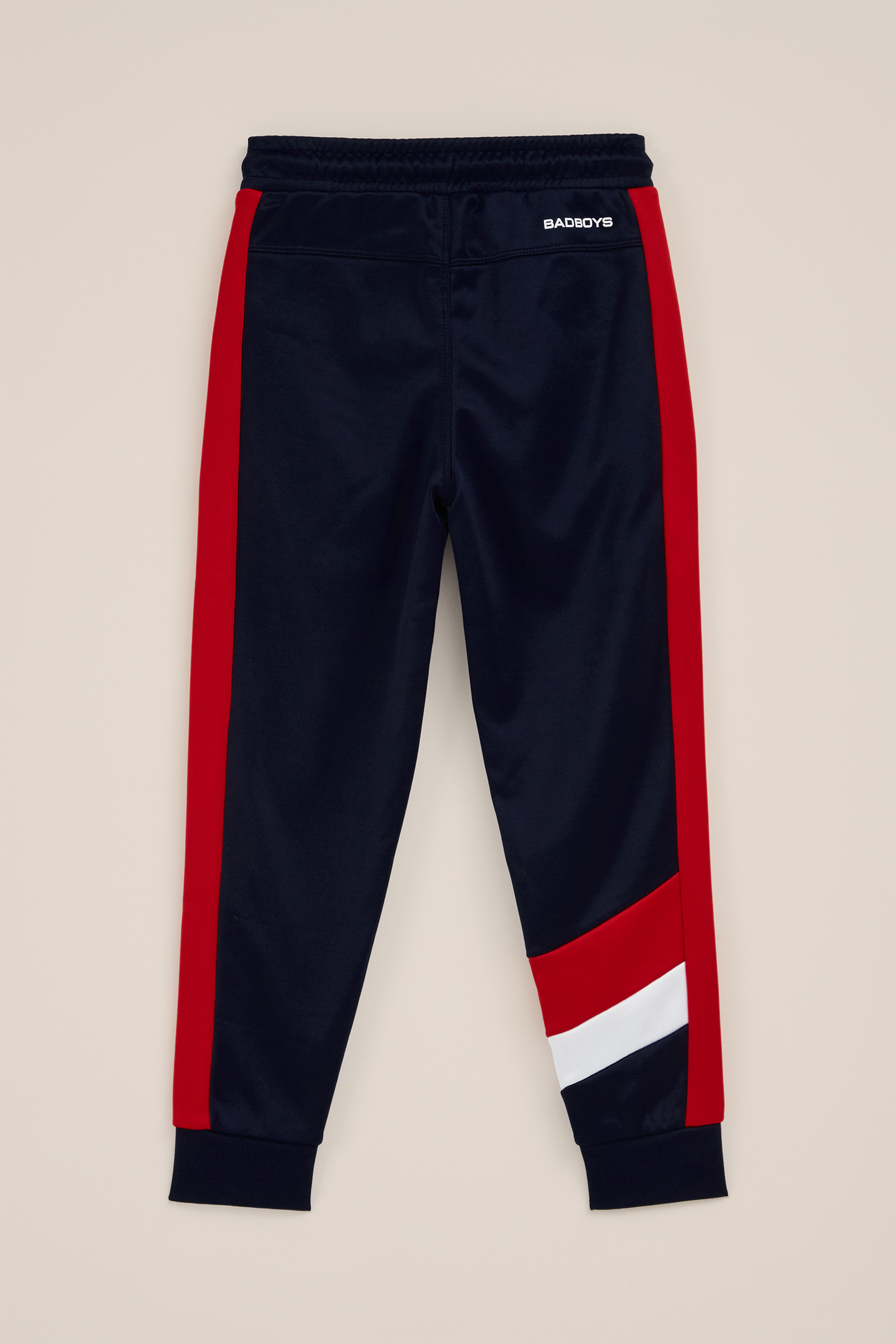 Jongens technical sweat joggingbroek Bad Boys Donkerblauw