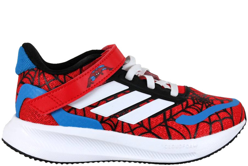 ADIDAS RUNFALCON SPIDER-MAN EL I RED SNEAKER