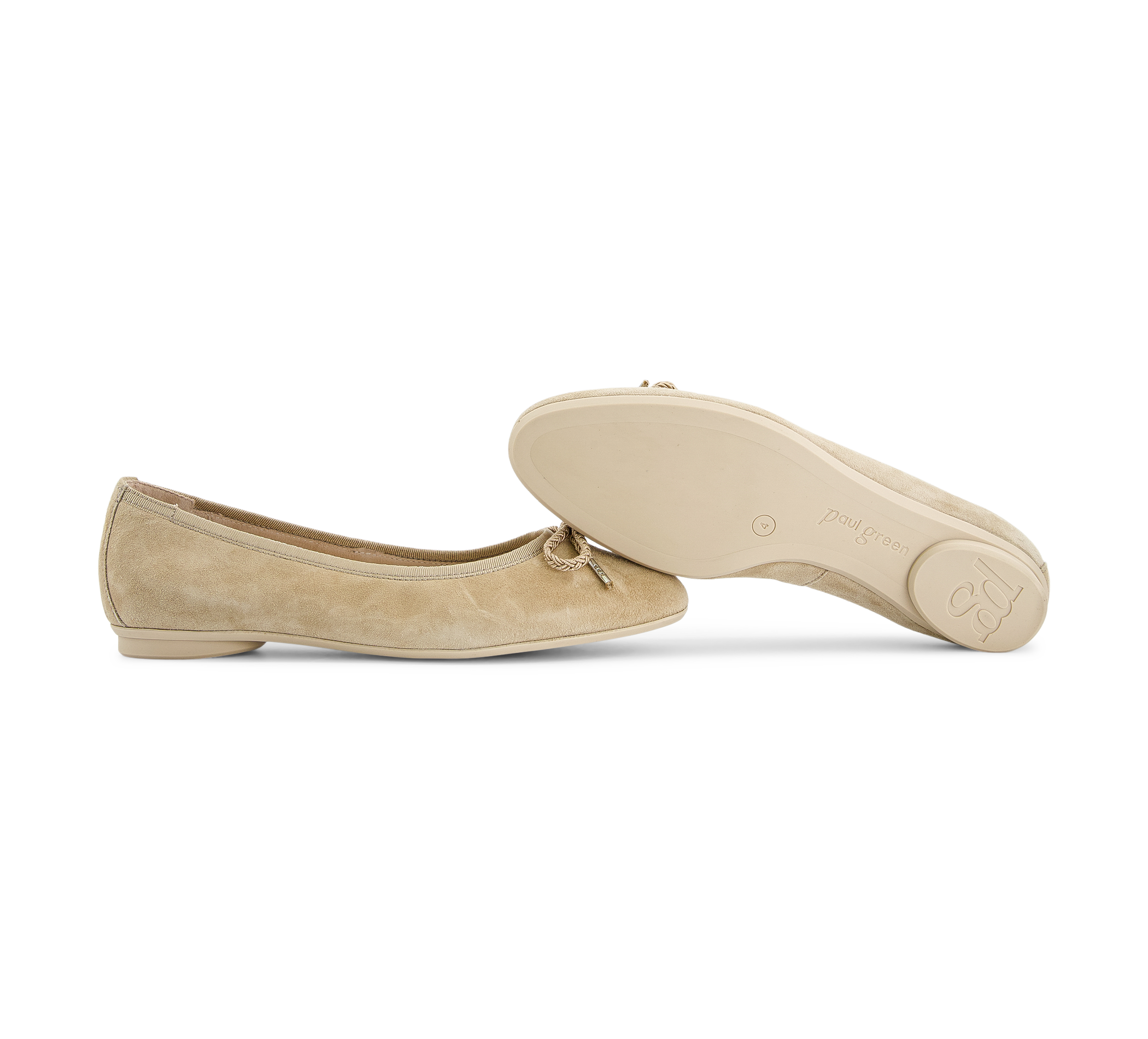Paul Green 2925 - Ballerinas beige/taupegrau