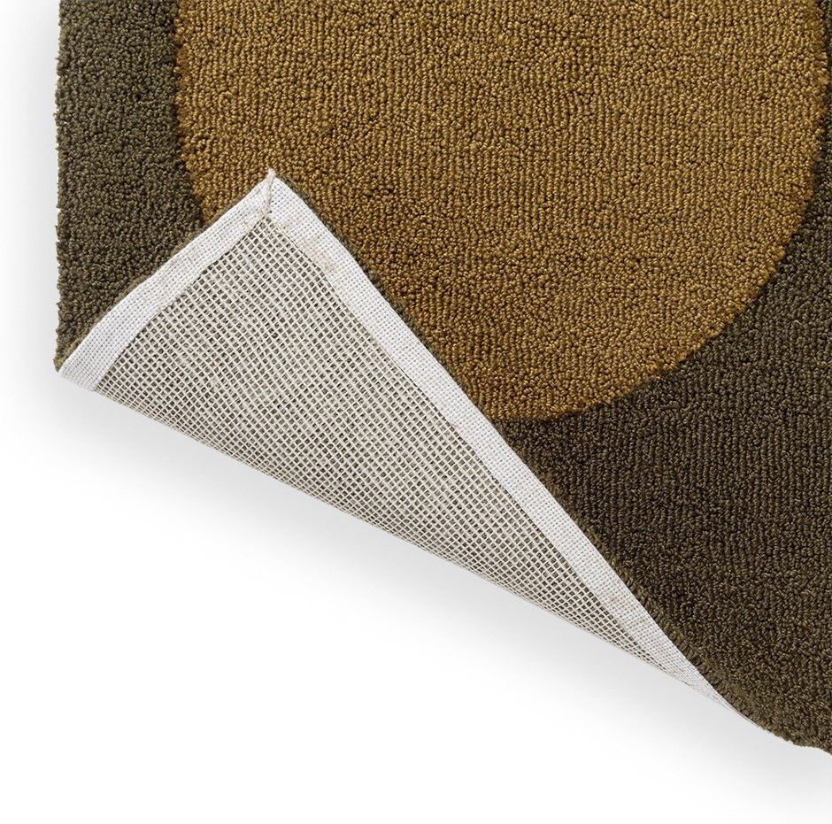 Vloerkleed Festival Dots Olive 495817 Habitat  | Brink & Campman