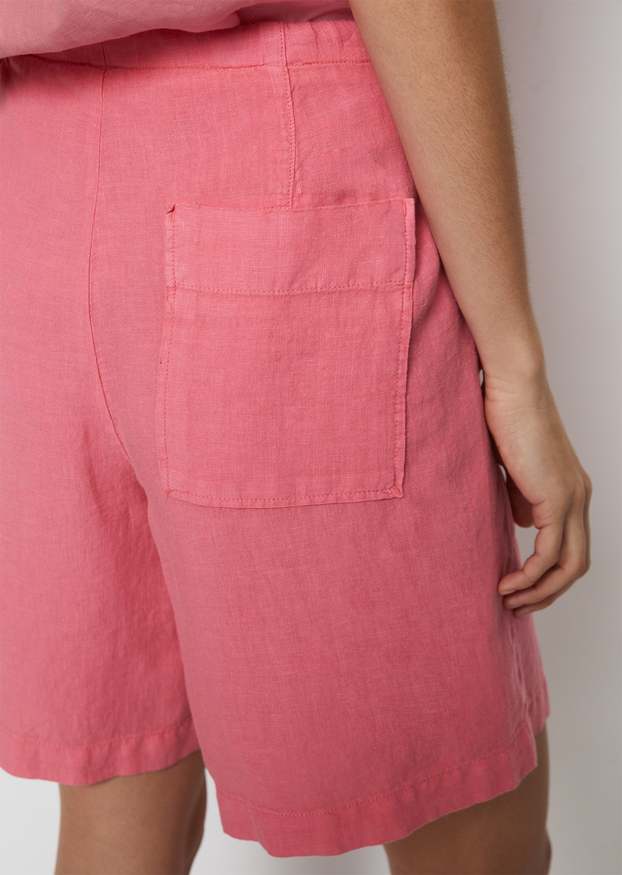 Shorts straightaus reinem Leinen