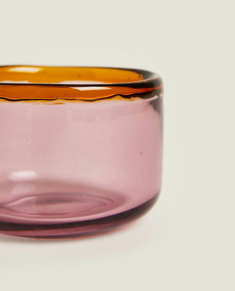 TIGELA DE VIDRO COM BORDA