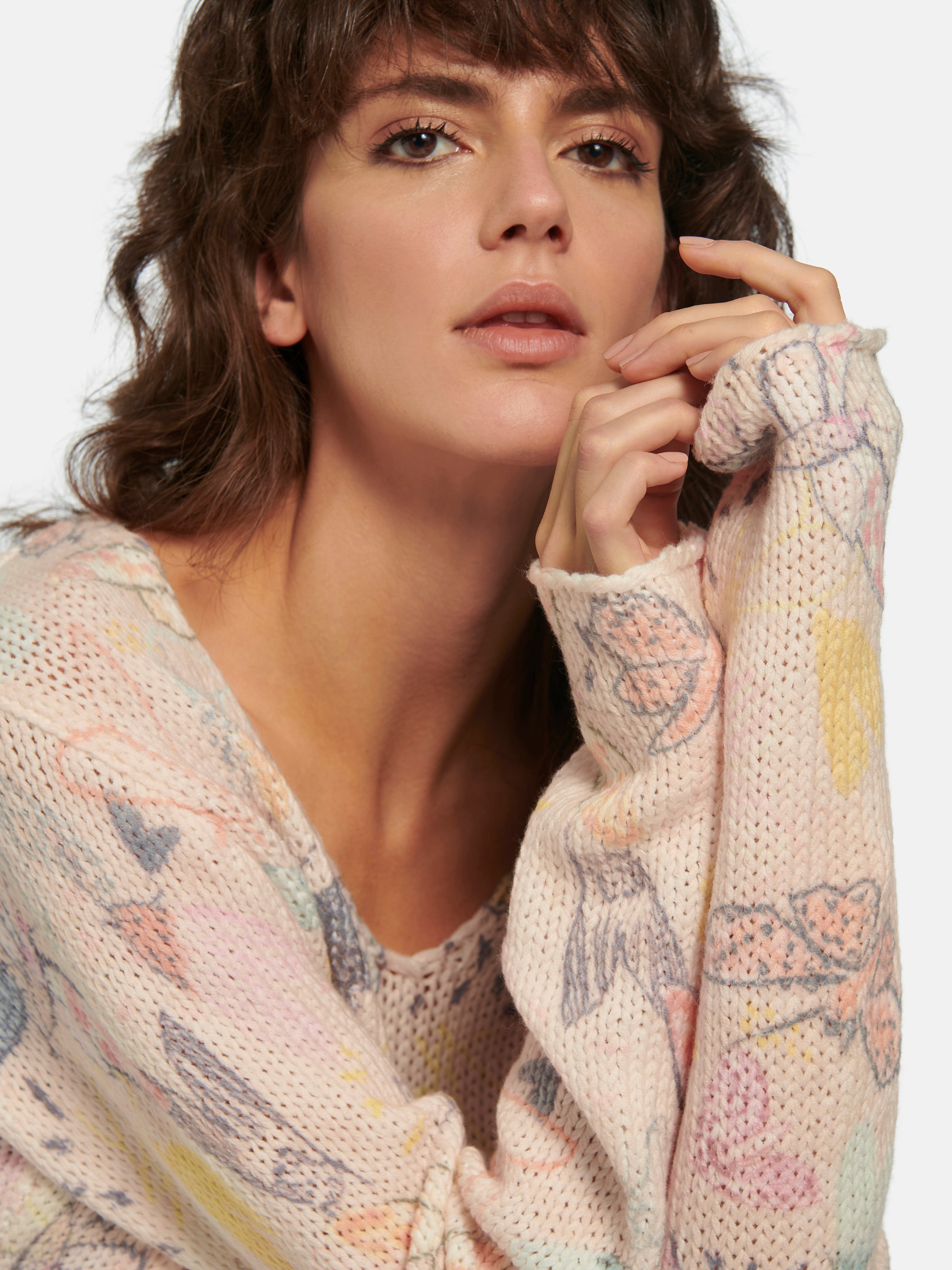V-Pullover