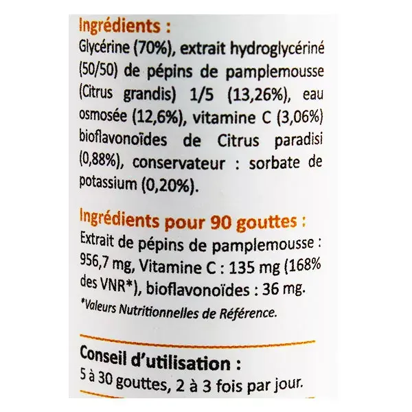 Extrato de Semente de Toranja Original Nat & Form 50ml