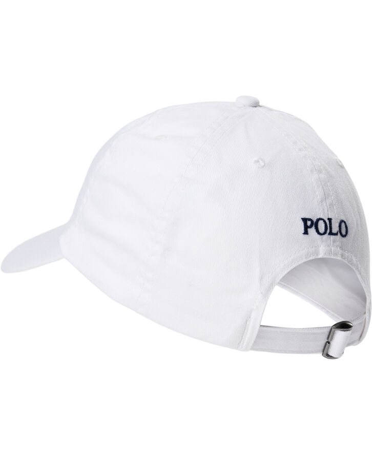 Polo Ralph Lauren Cotton Chino Baseball Cap Hvid