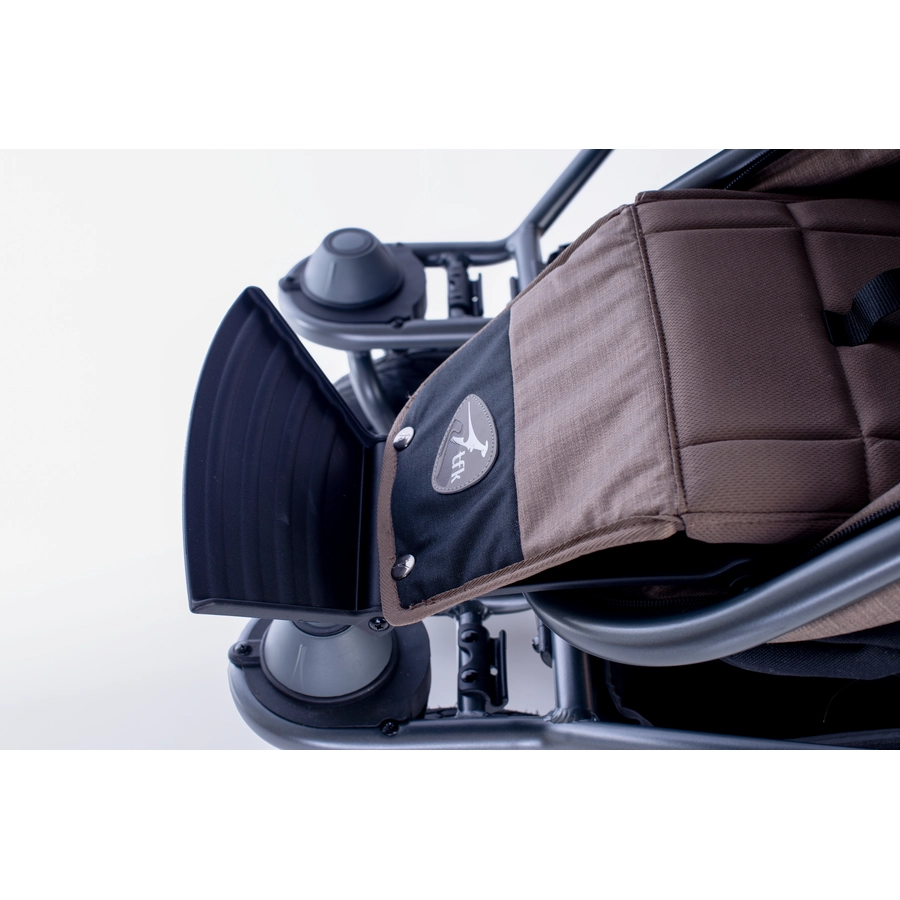 tfk Geschwisterwagen Duo Ecco Premium Grau