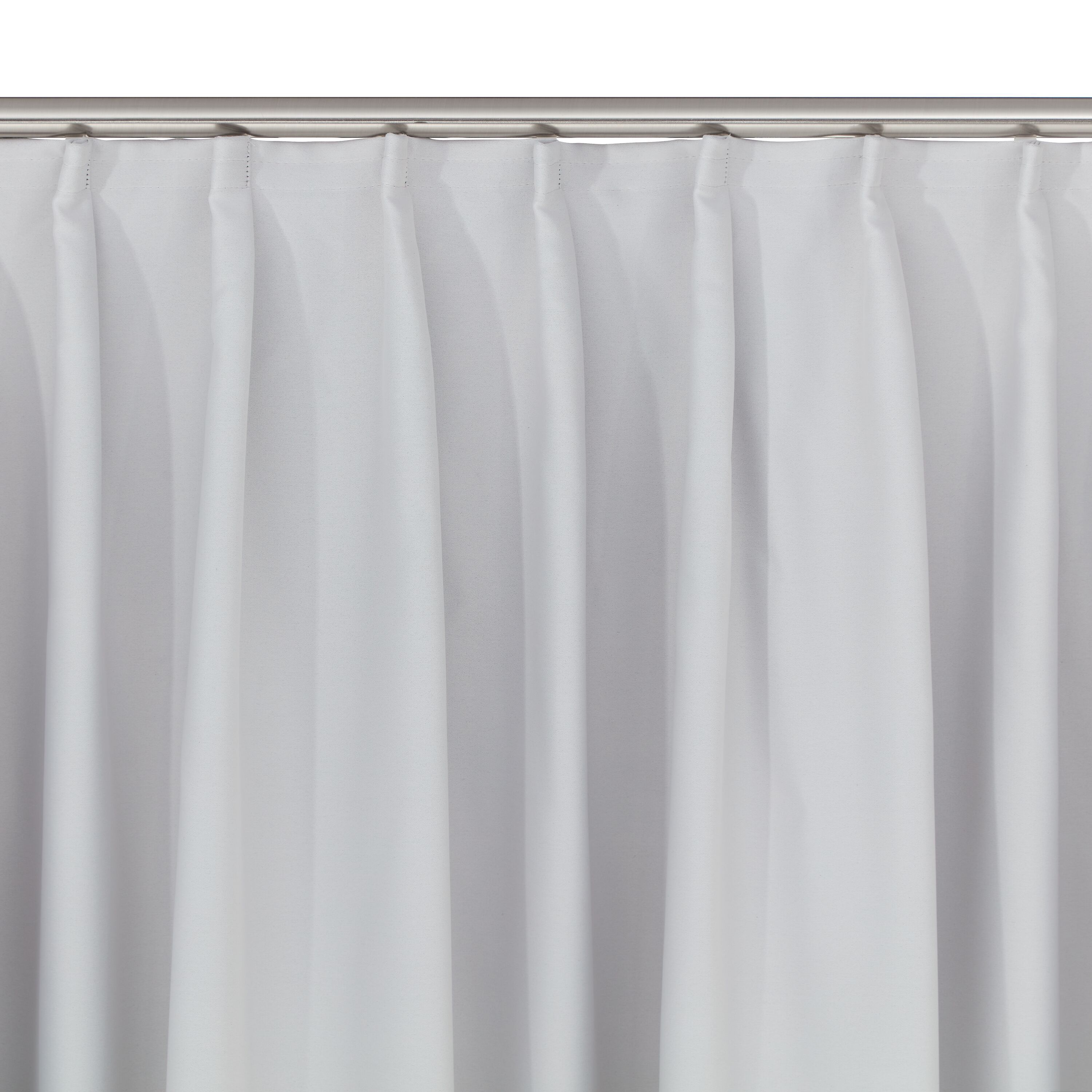 ALONSO Fertigvorhang lichtdicht mit Gleiter - Hellgrau / B: 140.0 cm x H: 270.0 cm