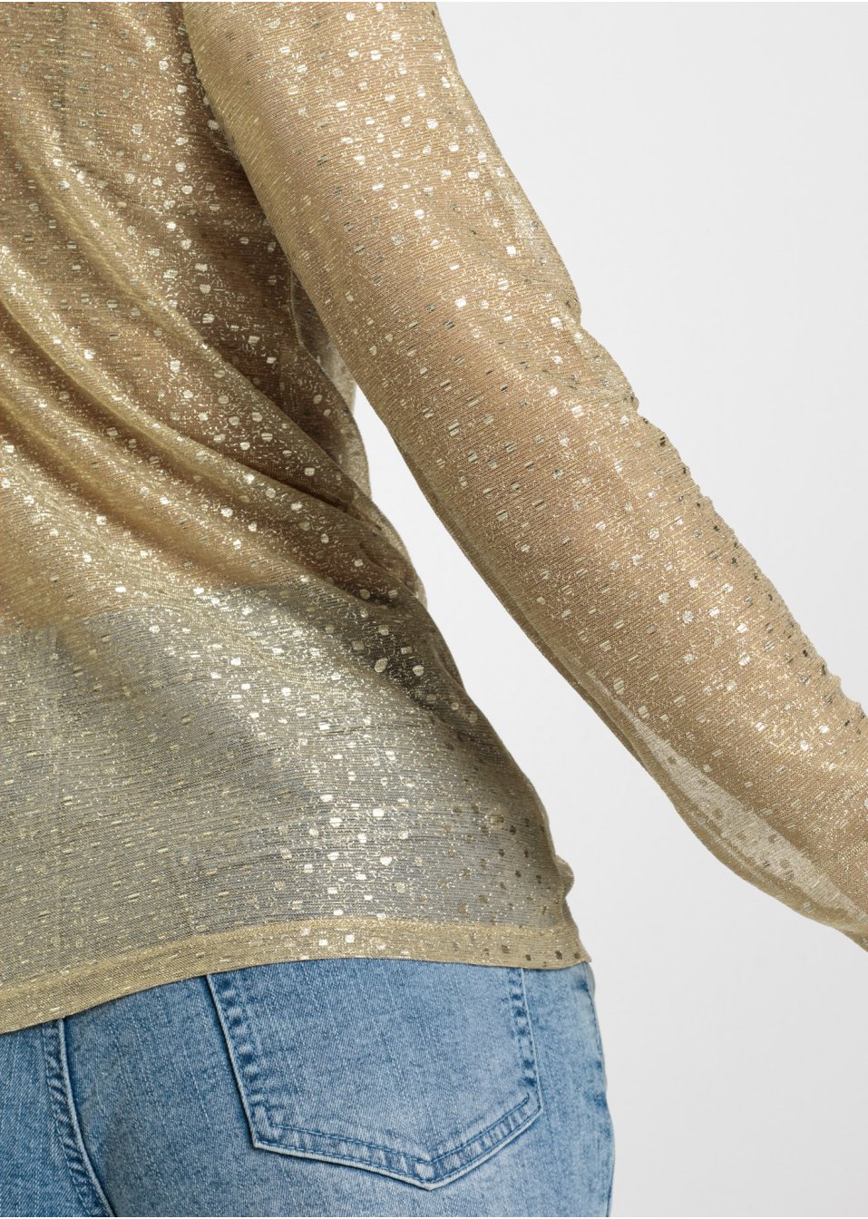 T-shirt manches longues avec Lurex