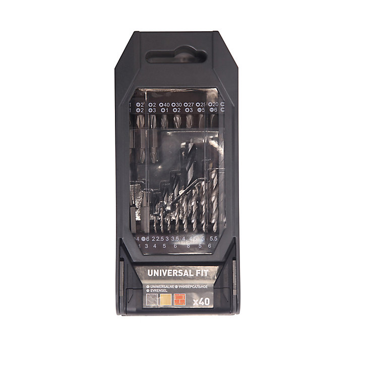 Coffret assortiment forets et embouts perçage vissage Universal (40pcs)