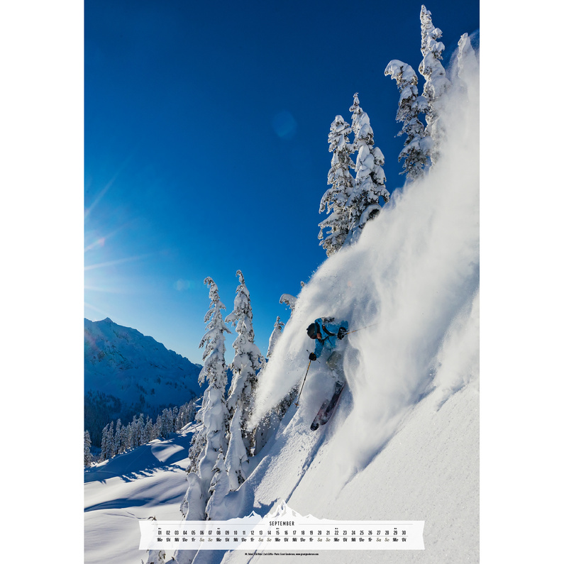 TMMS-Verlag Best of Powder 2025 Kalender