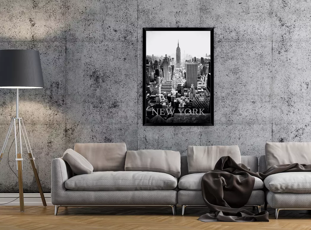 Wandbild 50 x 70 cm New York Glitter I