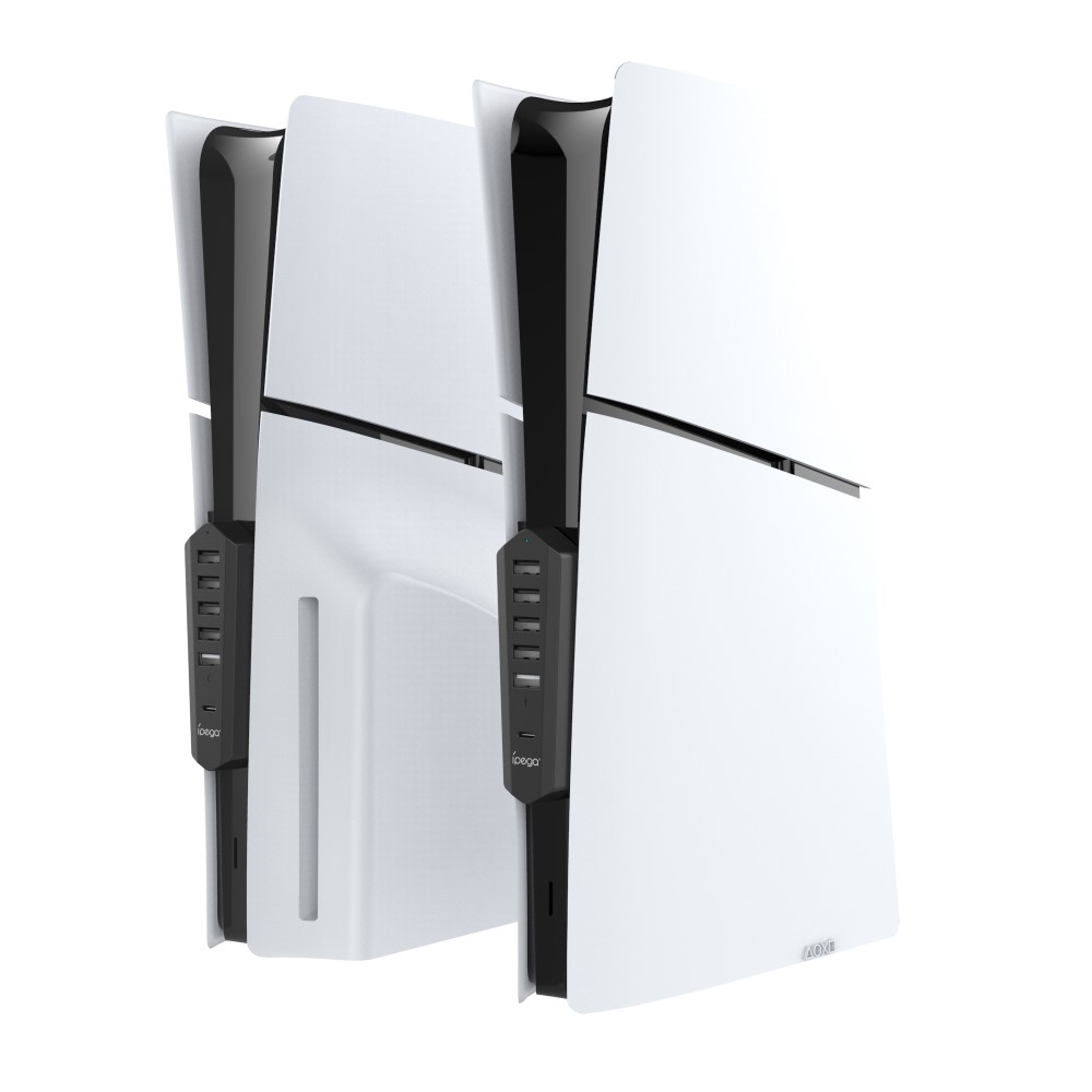 Sony Playstation PS5 Slim Multiport Adapter Hub mit 5x USB A / 1x USB-C Erweiterung - Schwarz