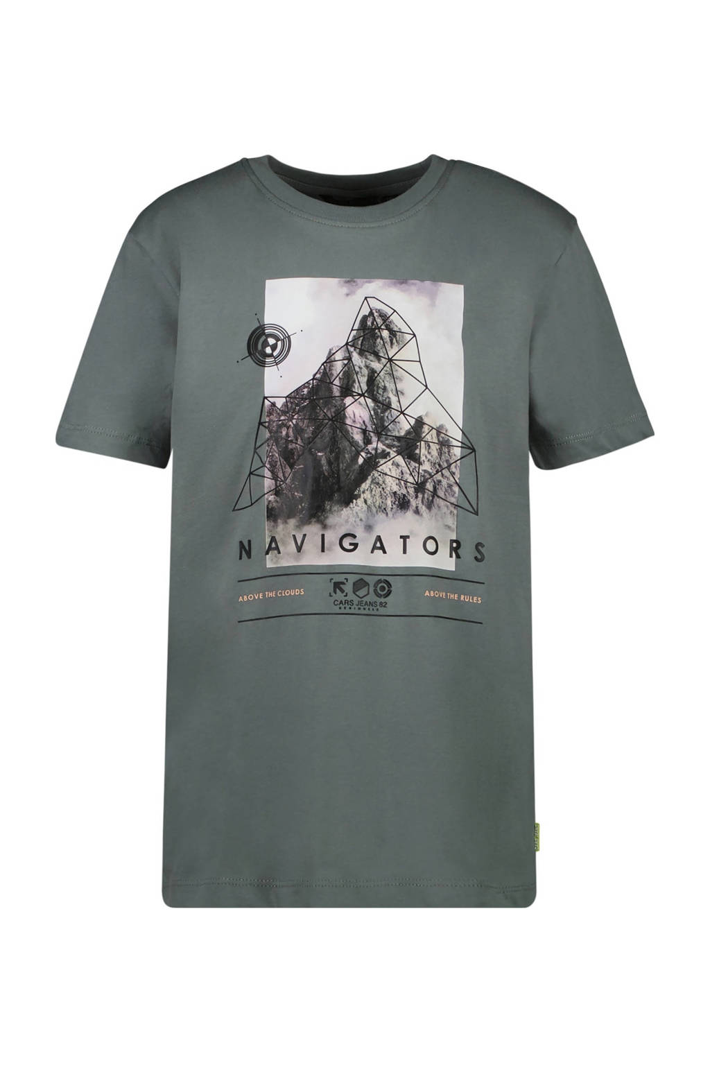 Cars T-shirt GRAMMY met printopdruk mosgroen