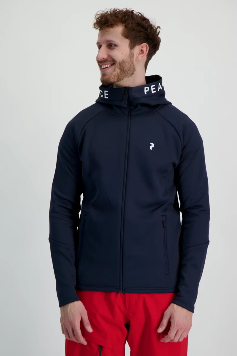 PEAK PERFORMANCE Rider Zip Hood Herren Midlayer