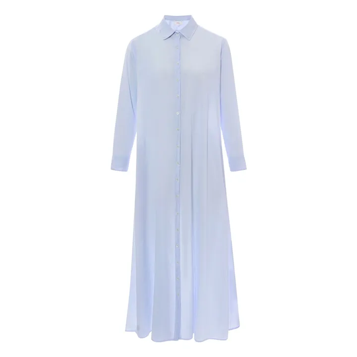 Xirena Robe Boden Popeline de Coton | Bleu ciel