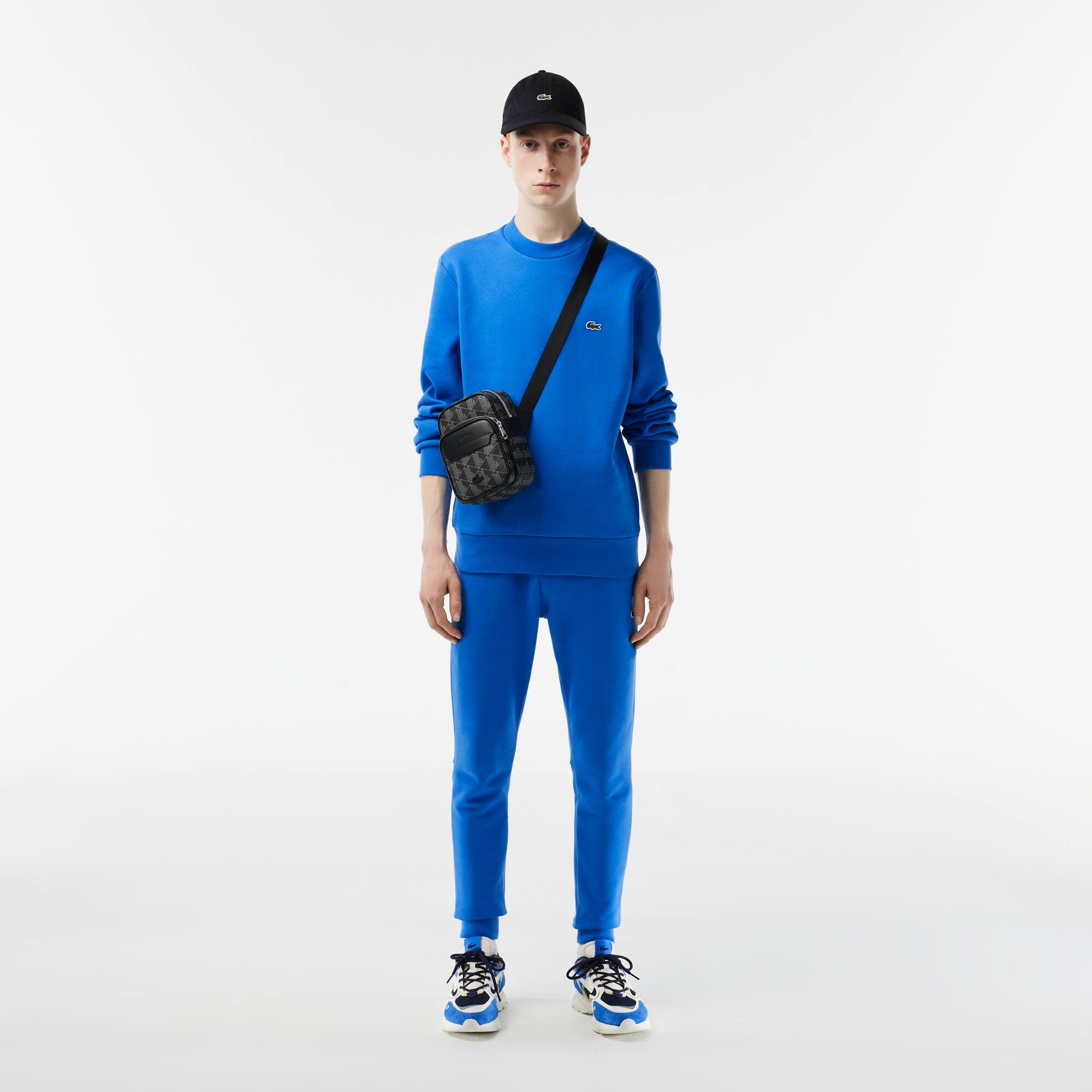 Herren LACOSTE Jogger Trainingshose aus Bio-Baumwollfleece Trainingshosen - Blau - Lacoste - Herren