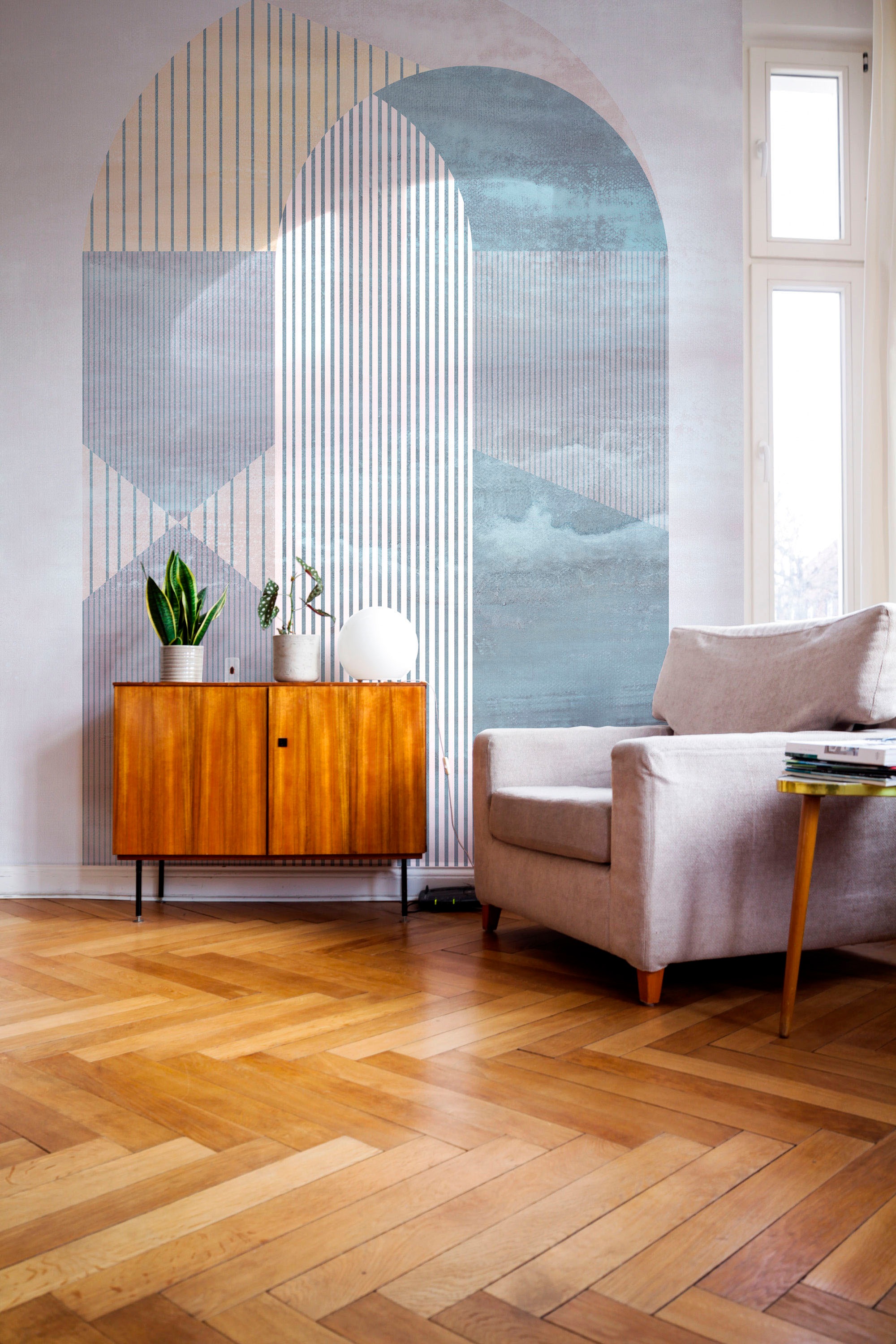 Komar Fototapete »Digitaldruck Vlies -  Arched Gate - Grösse 200 x 250 cm« bedruckt glatt Wohnzimmer, Schlafzimmer
