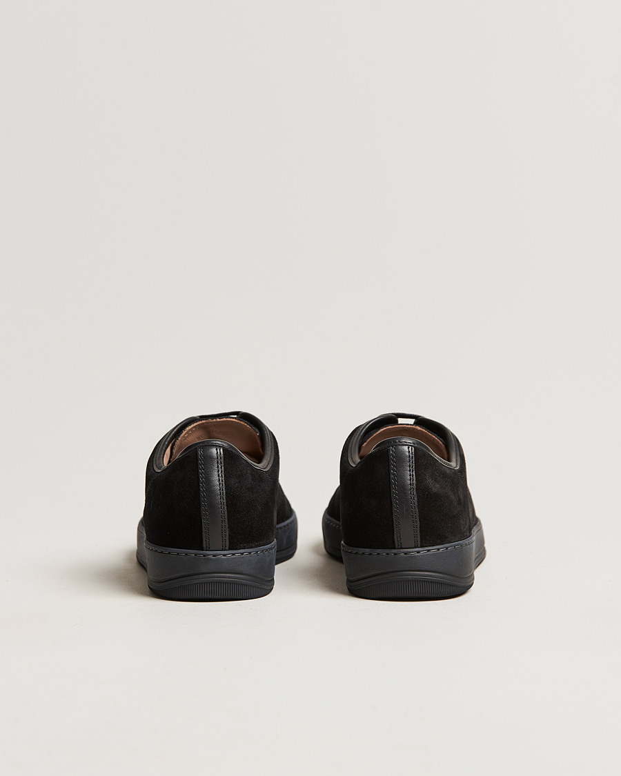 Lanvin Patent Cap Toe Sneaker Black/Black