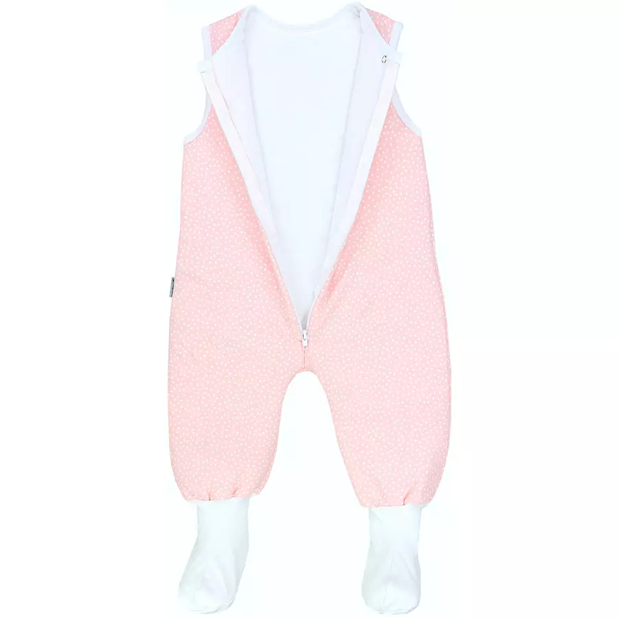 TupTam Baby Winter Schlafsack mit Beinen und Füßen altrosa