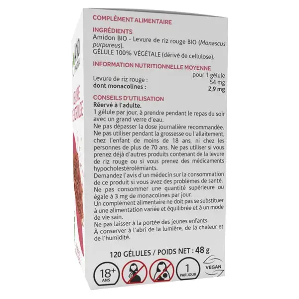 Arkopharma Arkogélules Arroz Vermelho Fermentado Orgânico 120 cápsulas