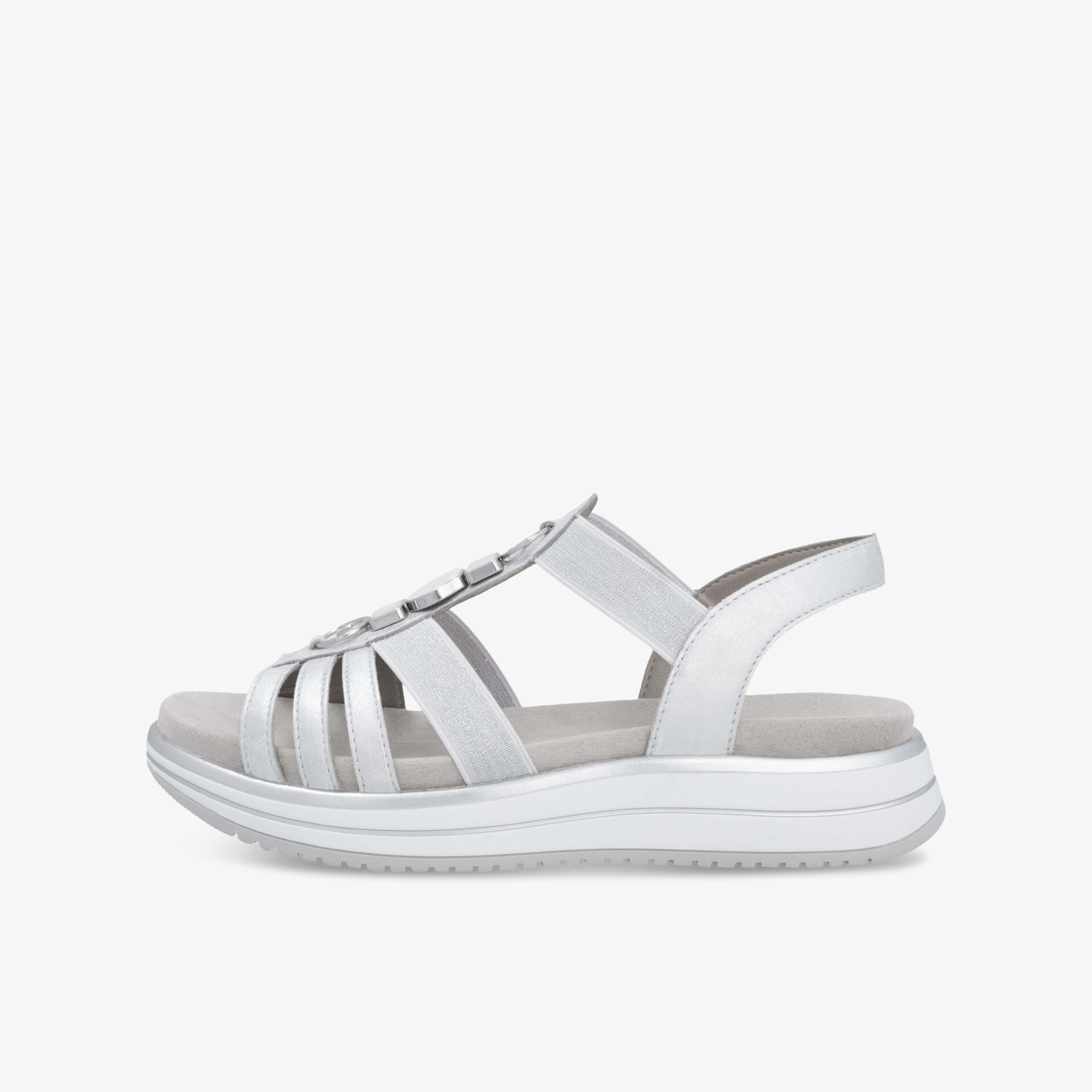 remonte Damen Sandalen silber