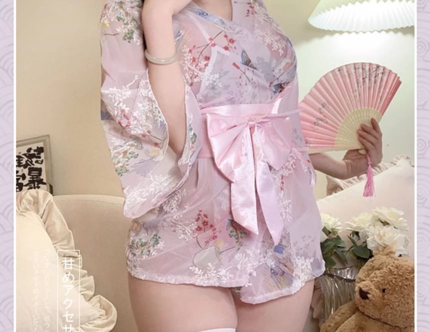 Hotty - Kimono-lingeriekostuumset