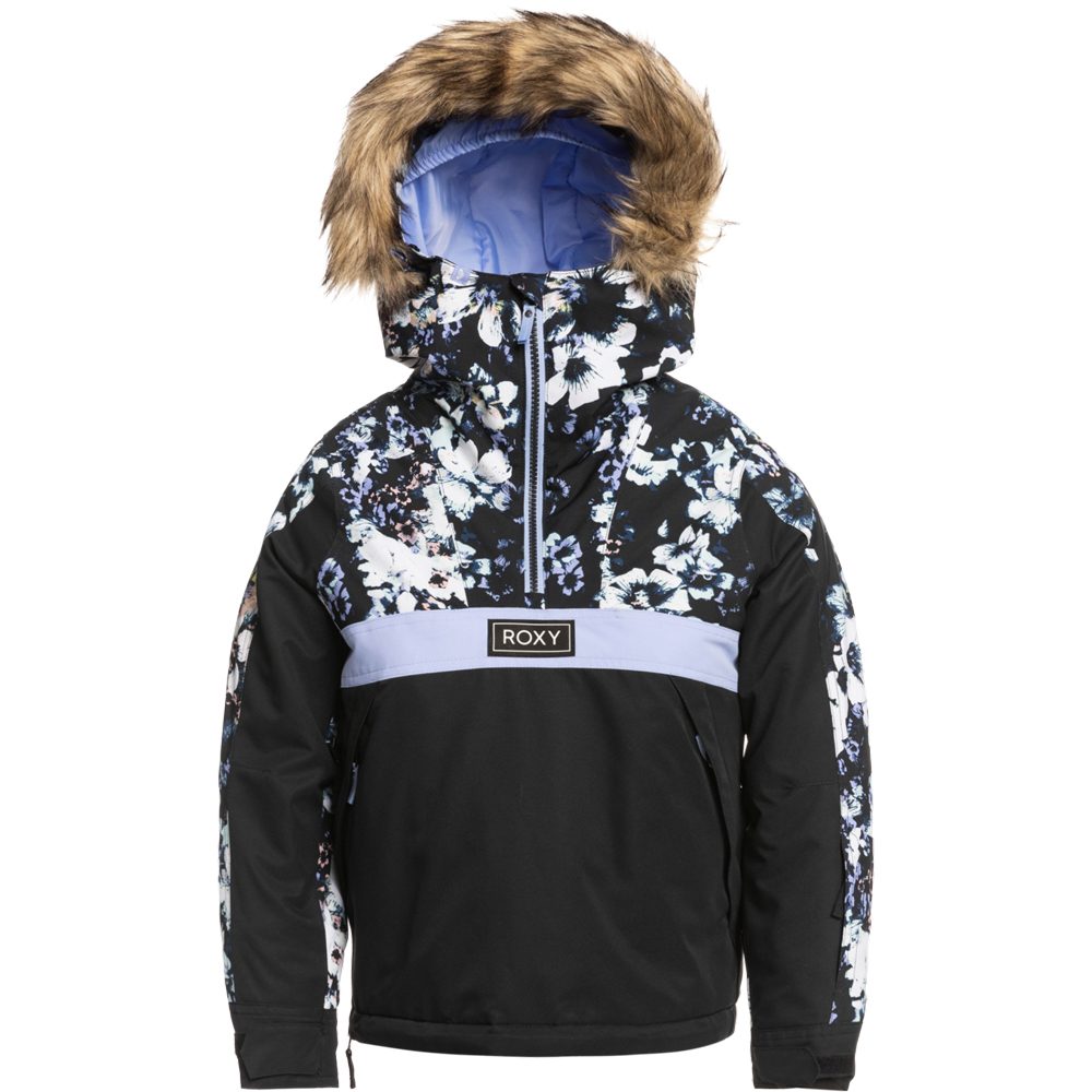 Roxy Sheltergirl Skijacke Mädchen true black black flowers