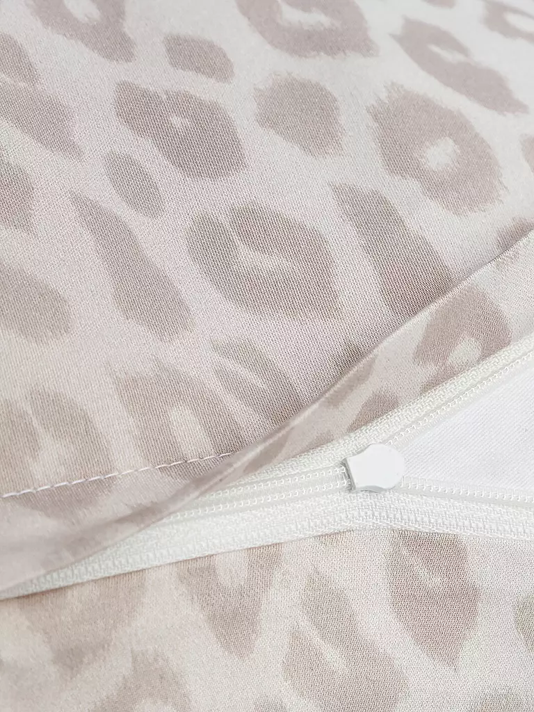 JOOP Satin Bettwäsche LEO 70x90cm / 200x200cm Sand beige