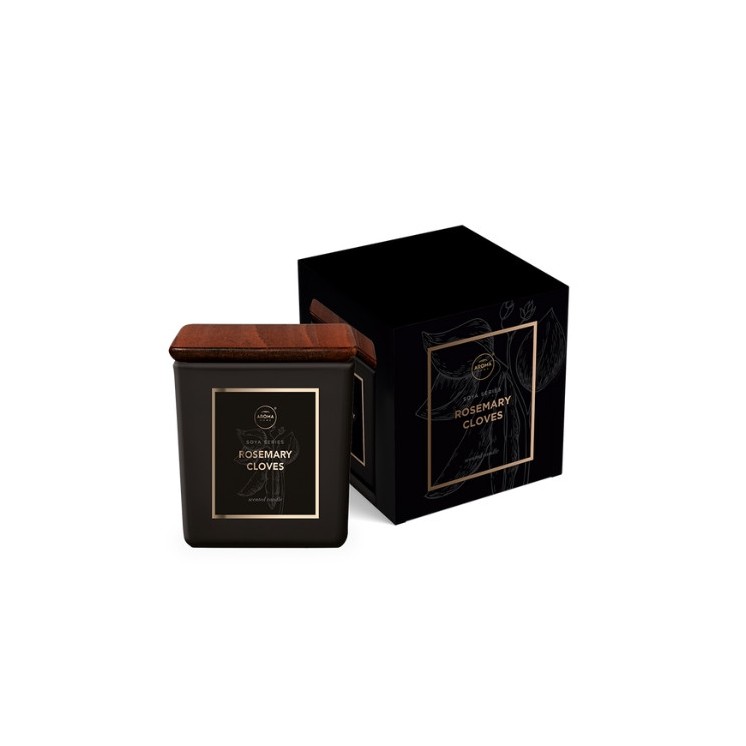 Aroma Home Square Sojakaars Rozemarijn & Kruidnagel 115 gr