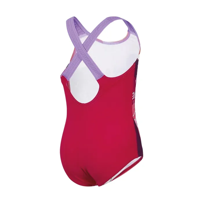 Speedo ECO Learn-To-Swim Print Crossback Badpak Meisjes