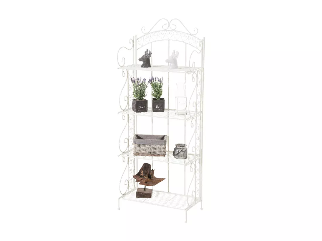 Etagère pour plantes 4 blanche 61 x 33 x 153 cm ETA10016