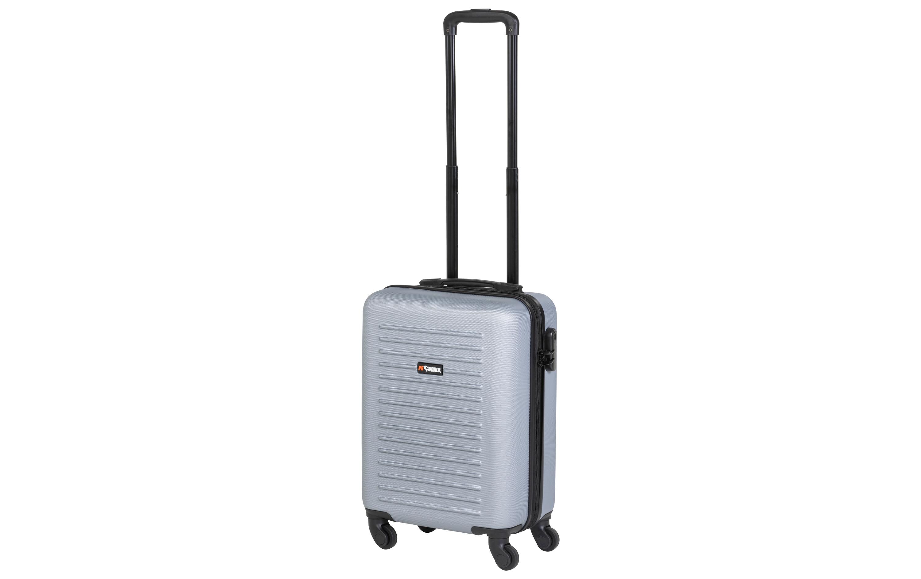 Reisekofferset 3-teiligt, Silbergrau<br>Drei Trolleys unterschiedlicher Grösse