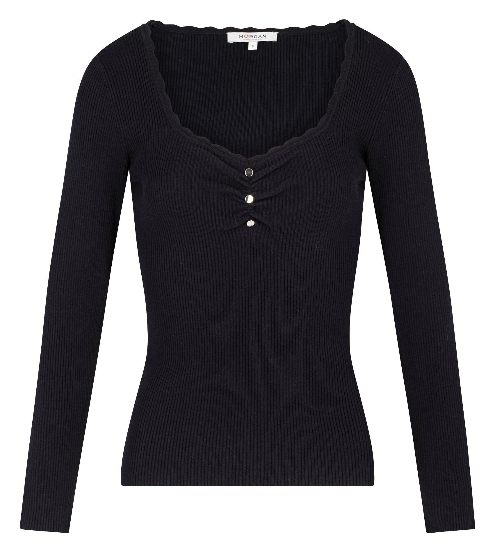 MCLODI - Tee-shirt col V| Bleu