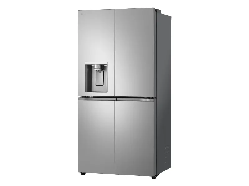 LG GML861PYPE - Køleskab/fryser - frans dør-bundfryser med vanddispenser, isdispenser - Wi-Fi - bredde: 83.5 cm - dybde: 73 cm - højde: 178.7 cm - 506 liter - Klasse E - prime-sølv