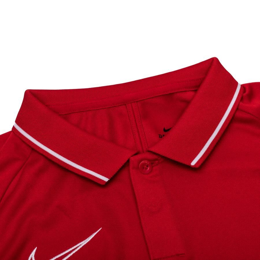 Nike Polo Dri-FIT Academy 21 - Rouge/Blanc Enfant