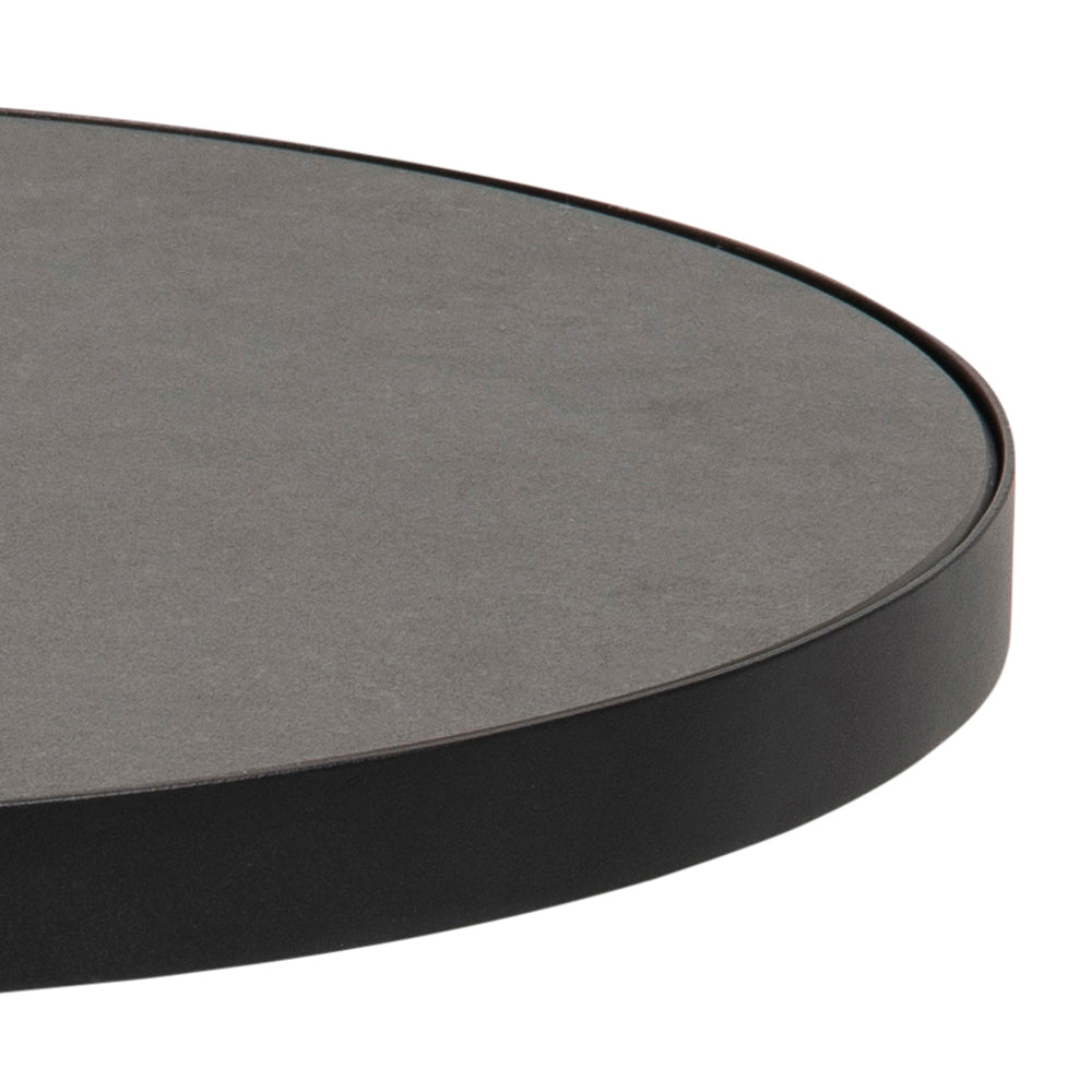 Leeds Salontafel - Ø45 cm - Zwart Keramiek
