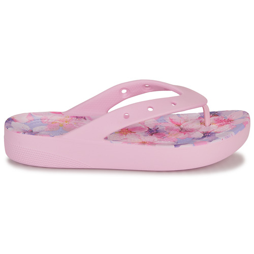 Crocs - CLPLATFORMCHERRYBLOSSOMFLIP - Rose / Violet