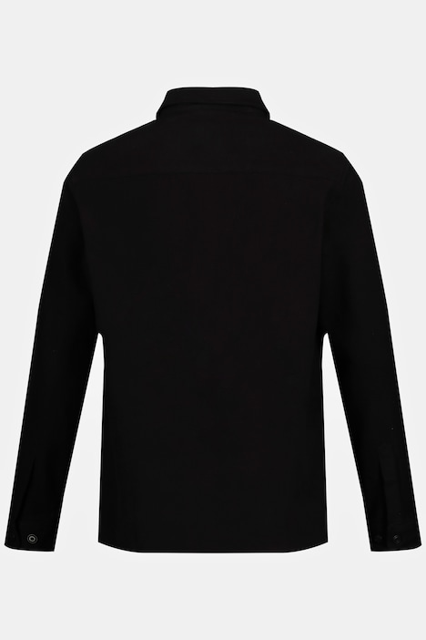 Hemd, Overshirt, Flanell, Langarm, Kentkragen