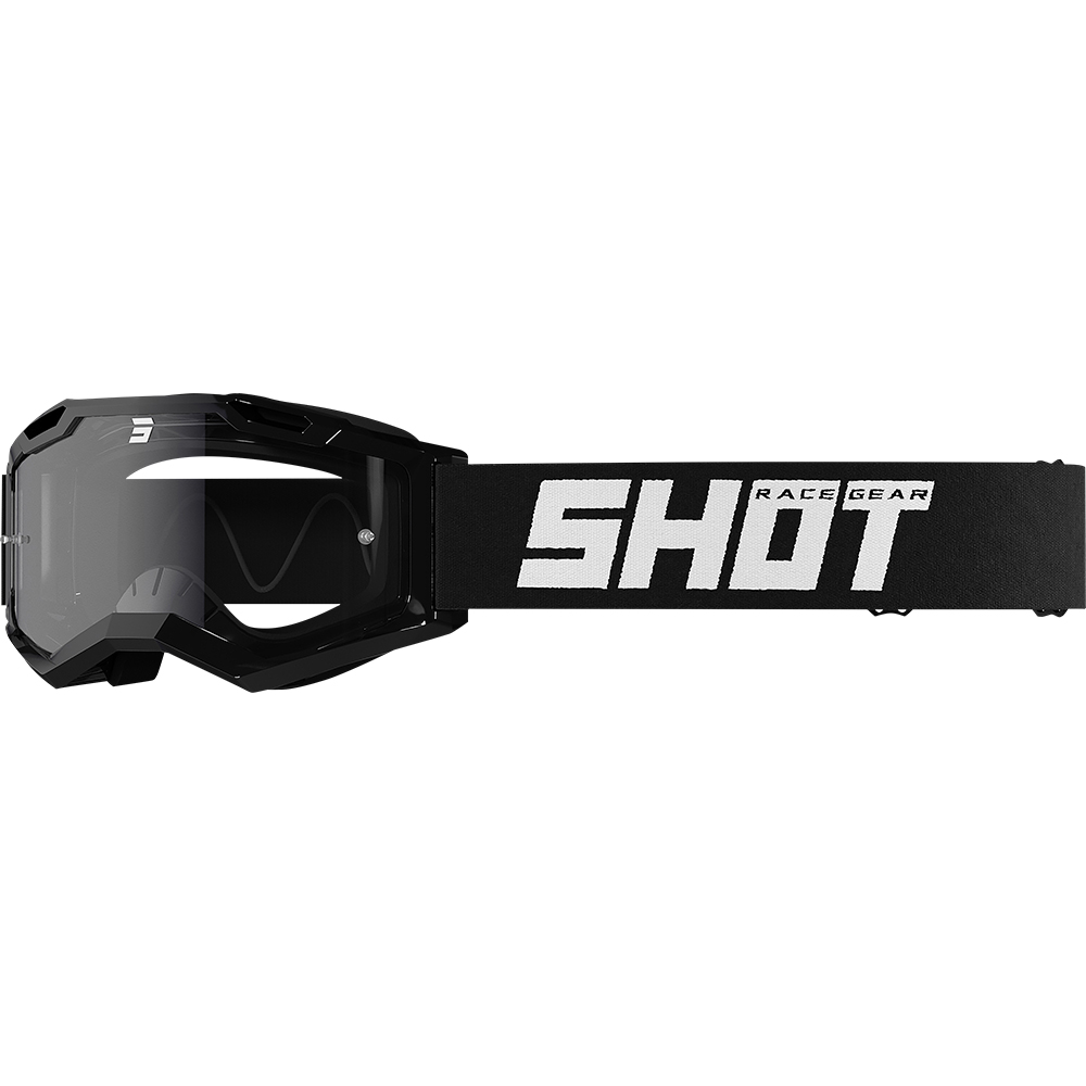 Shot - Masque Assault 2.0 Solid Noir Brillant / Blanc
